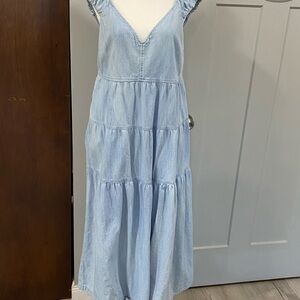 Old Navy Sky Blue Maxi Dress